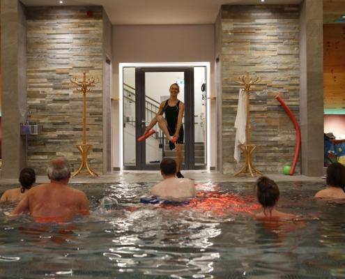 Aqua-Fitness in the panorama indoor pool