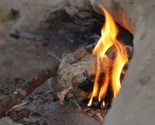 Lehmofen Fladenbrot – gewürzt mit natürlichen Kräutern aus der Ramsi Naturerlebniswelt