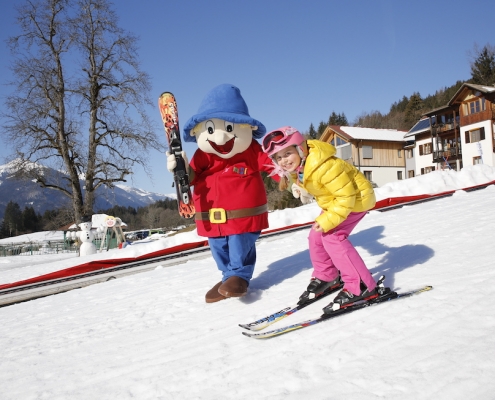 Draußen spielen im Winter
